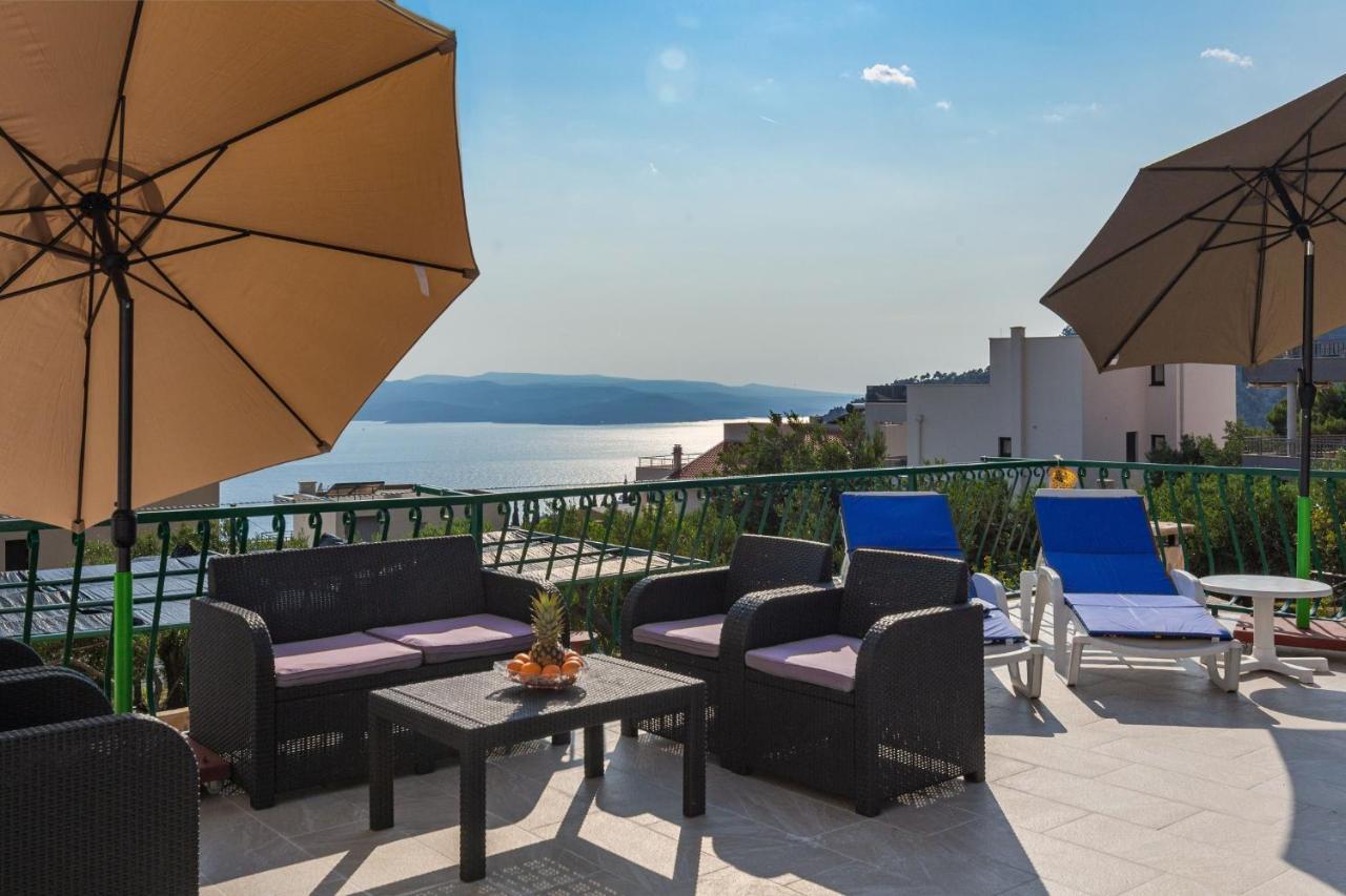 Navis Sea View Apartment With Pool Makarska Exterior foto