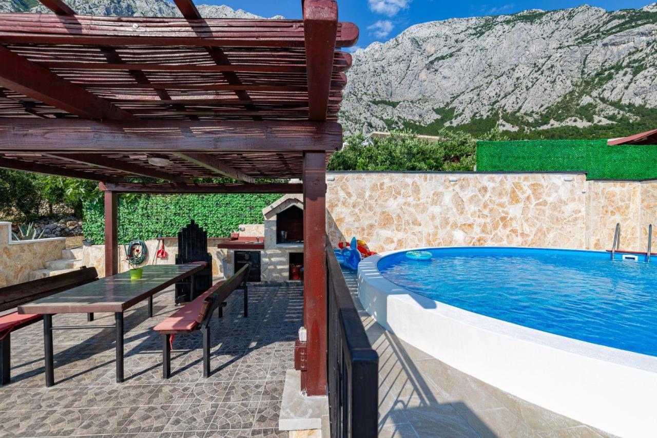 Navis Sea View Apartment With Pool Makarska Exterior foto
